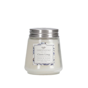 Greenleaf Petite Candle - Classic Linen 123 g